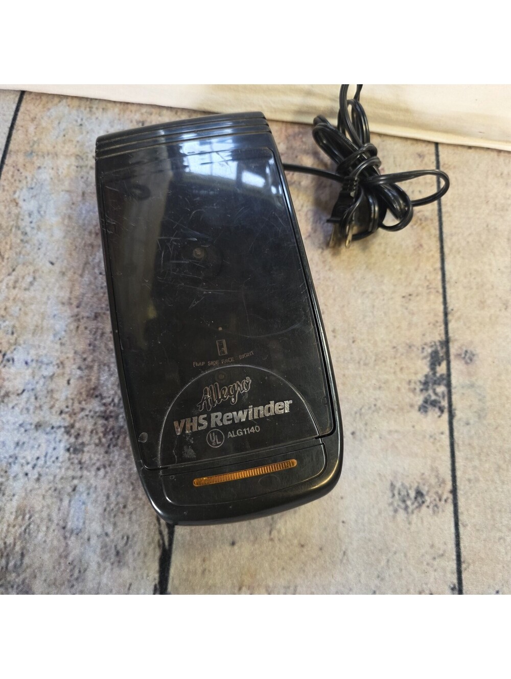 Zenith Allegro Model ALG1140 VHS Tape Rewinder TESTED WORKS